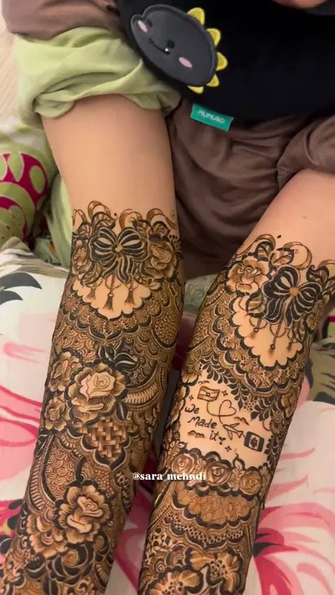 figure mehndi design