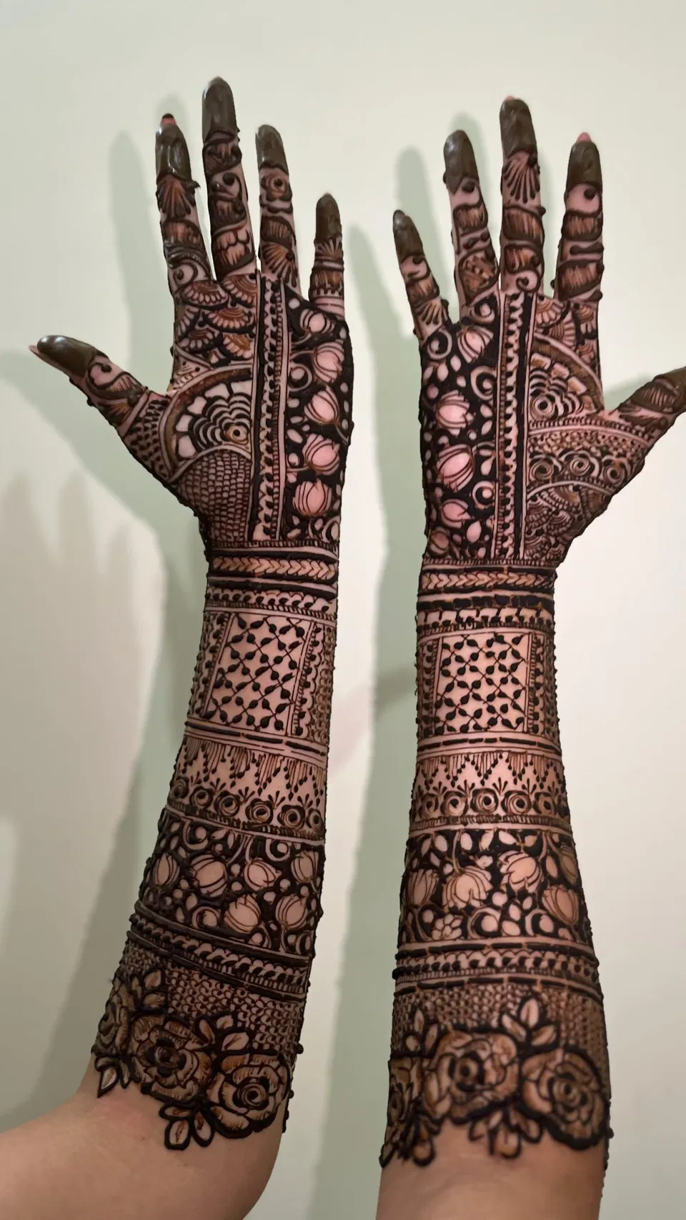 Bridal Front Hand Mehndi Design (2)