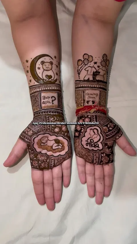 bridal figure mehndi design