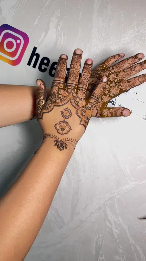 bridal mehndi design