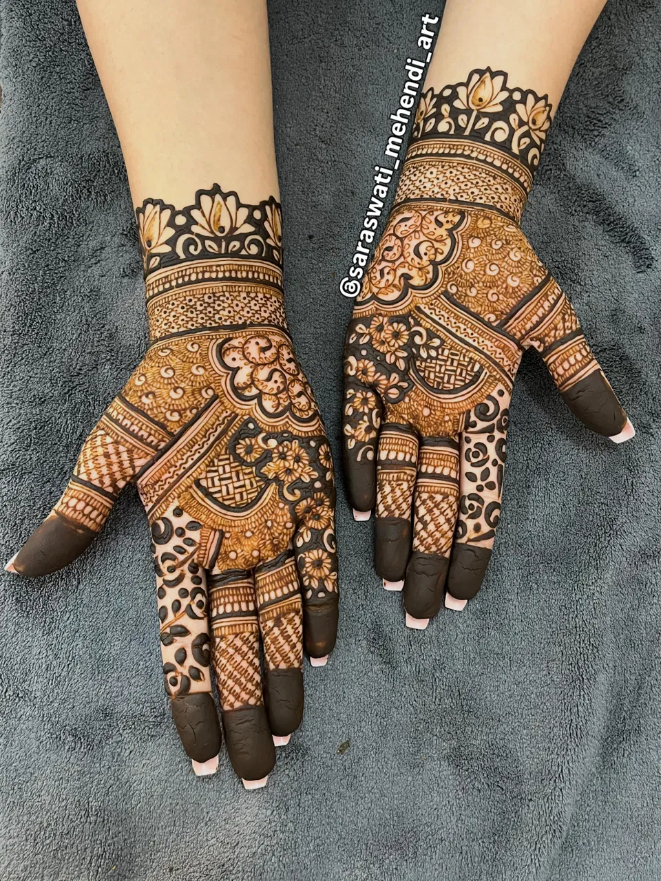 Full Hand Mehndi Design