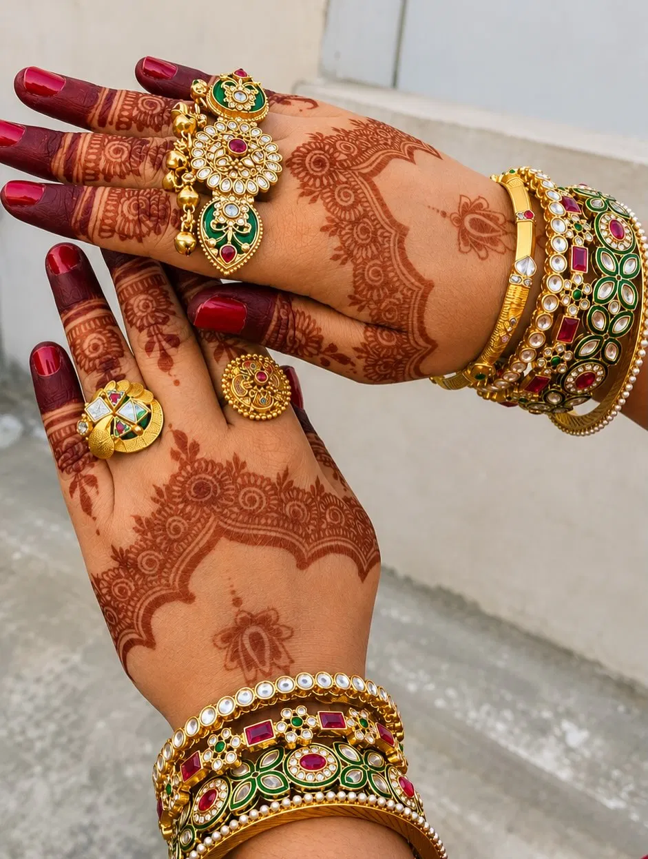 Bridal Full Hand Mehndi Design with Jaal