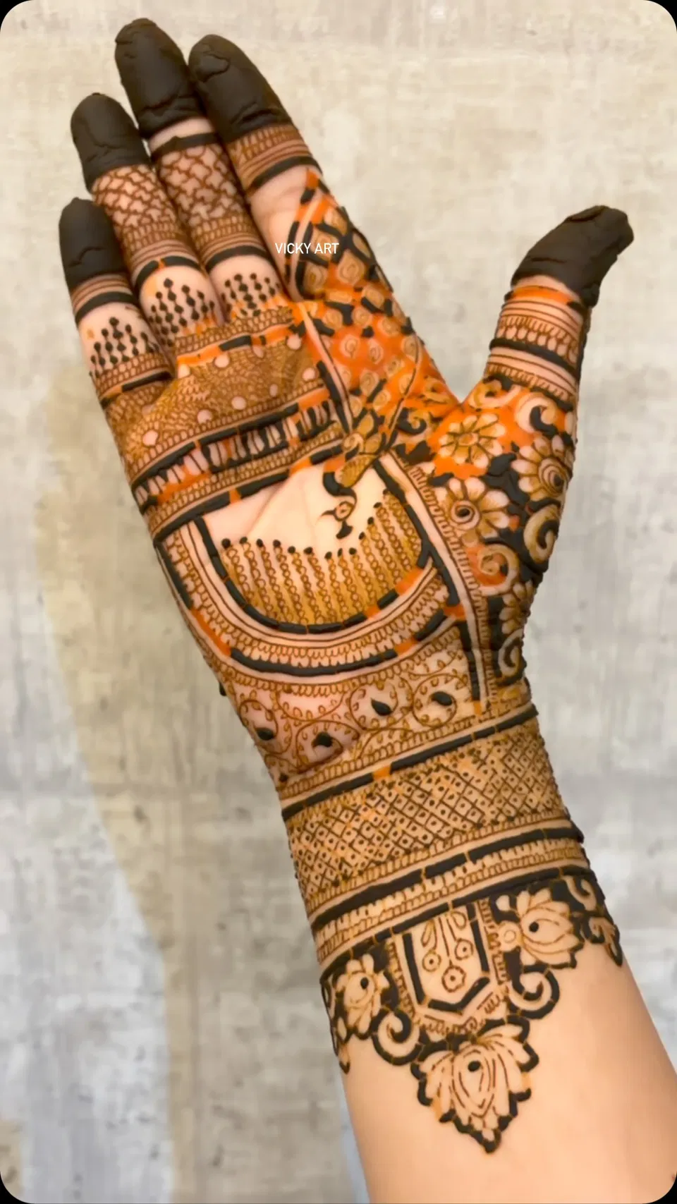 Full Hand Mehndi Design