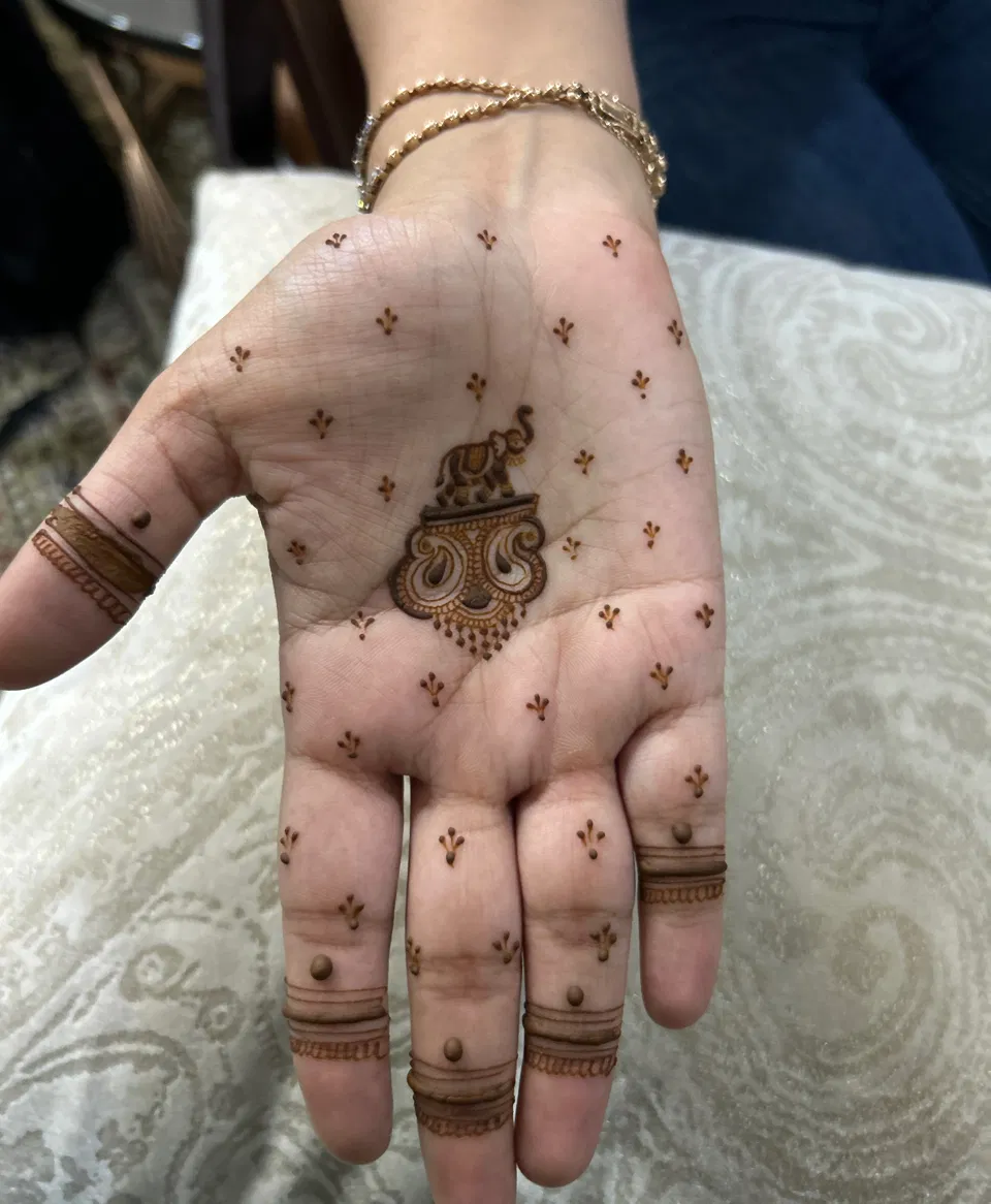 Aesthetic Simple Front Hand Mehndi Design (3)