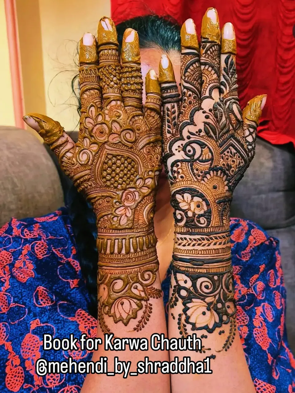 Full Hand Mehndi Design with Figures