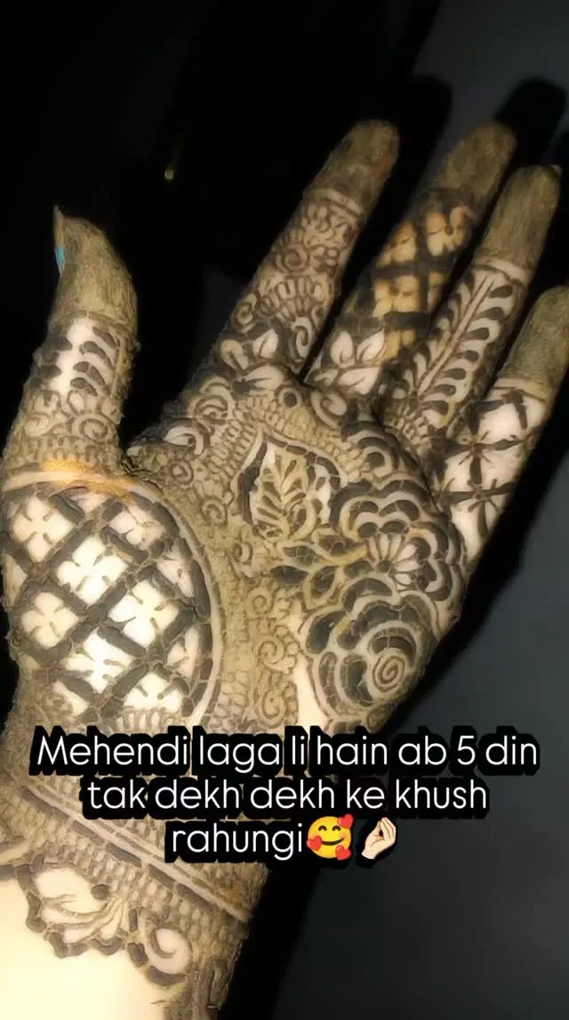 Aesthetic Mehndi Design