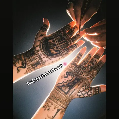 front hand mehndi design