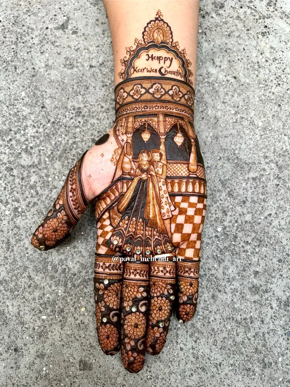 Bridal Full Hand Mehndi Design