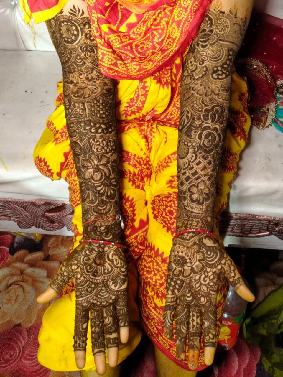 Aesthetic Full Hand Mehndi Design