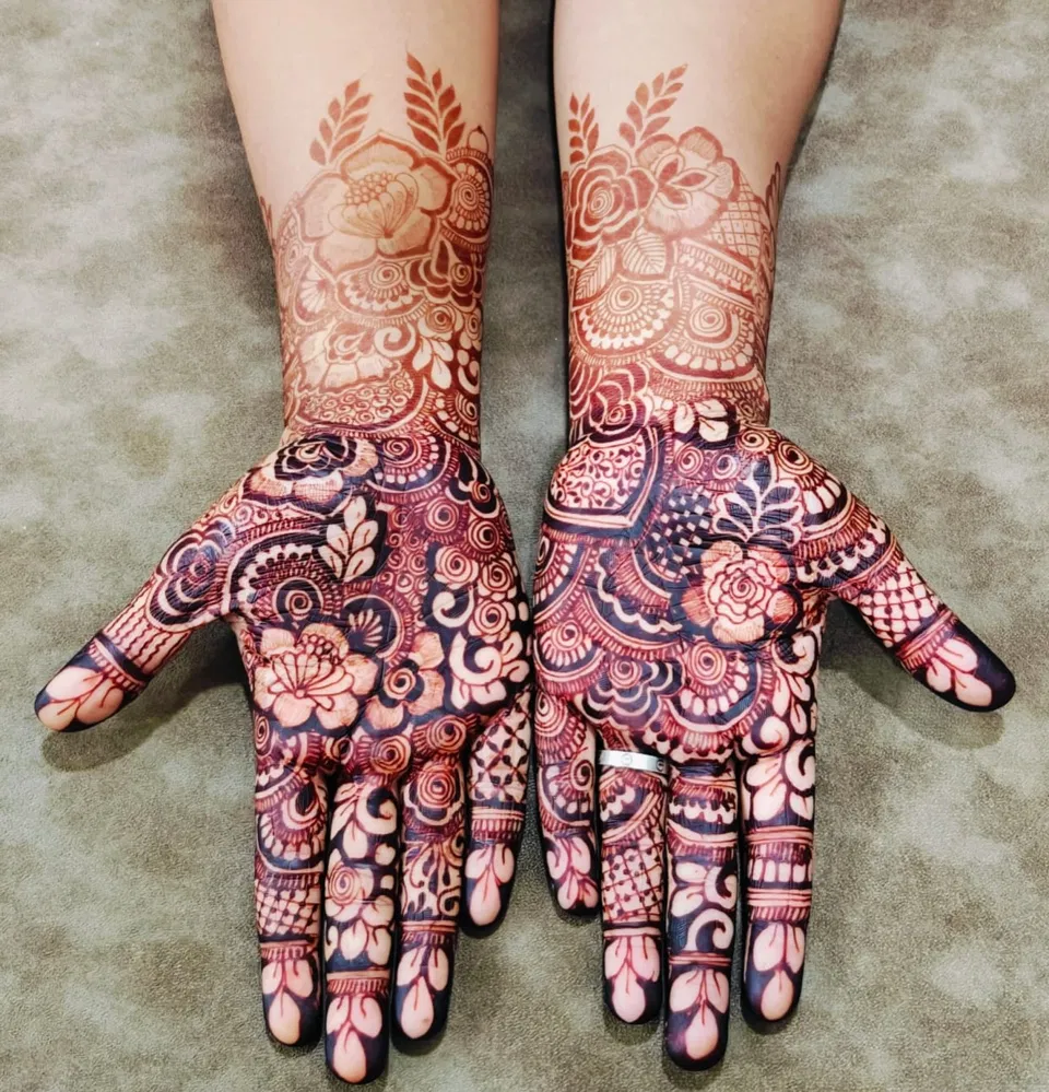 Full Hand Mehndi Design