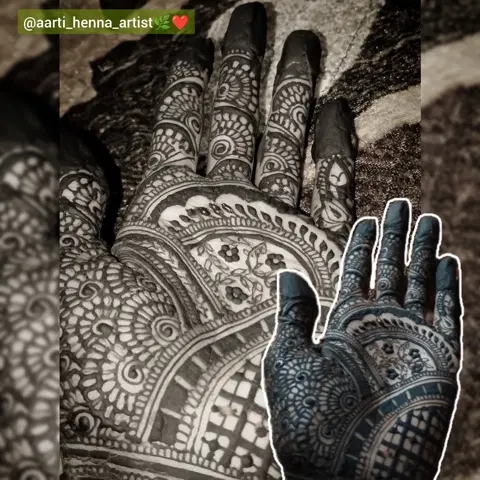 front hand mehndi design