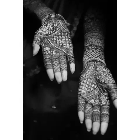 bridal indian full hand mehndi design