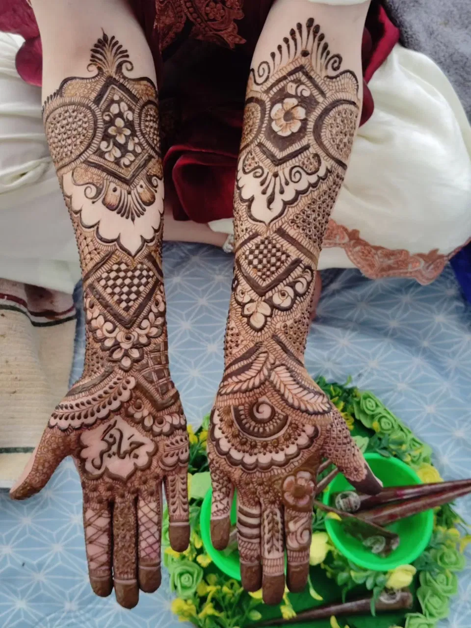 Full Hand Mehndi Design