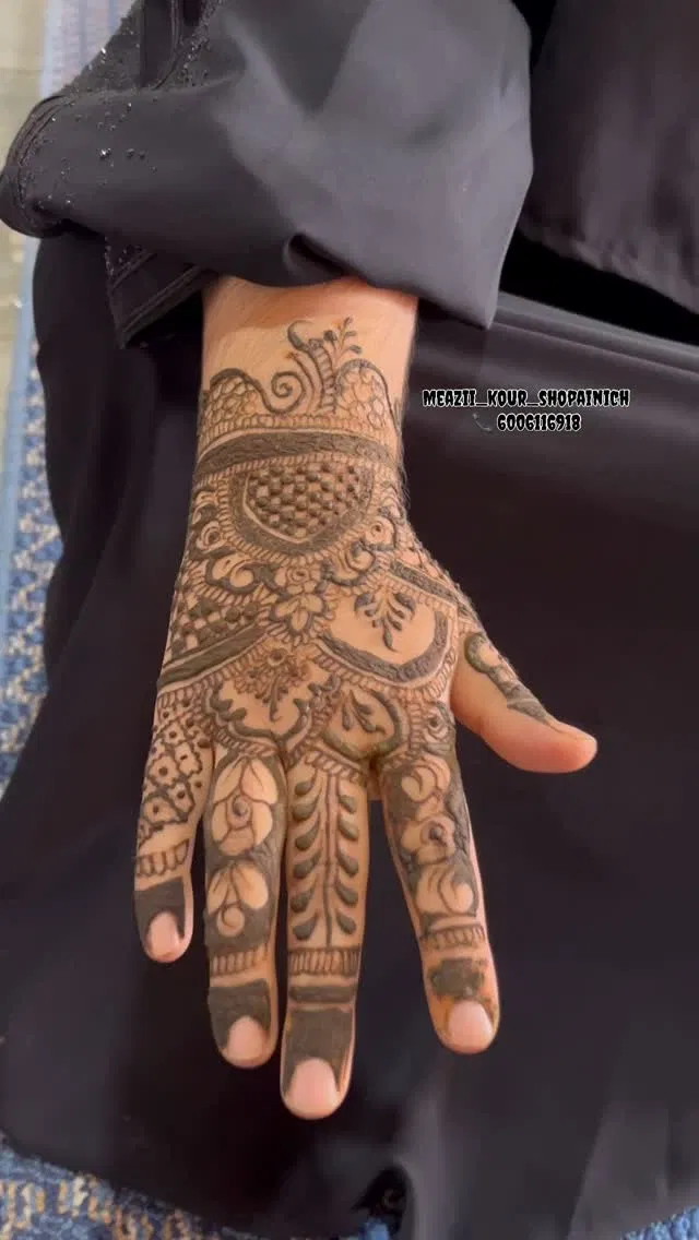Back Hand Mehndi Design (3)
