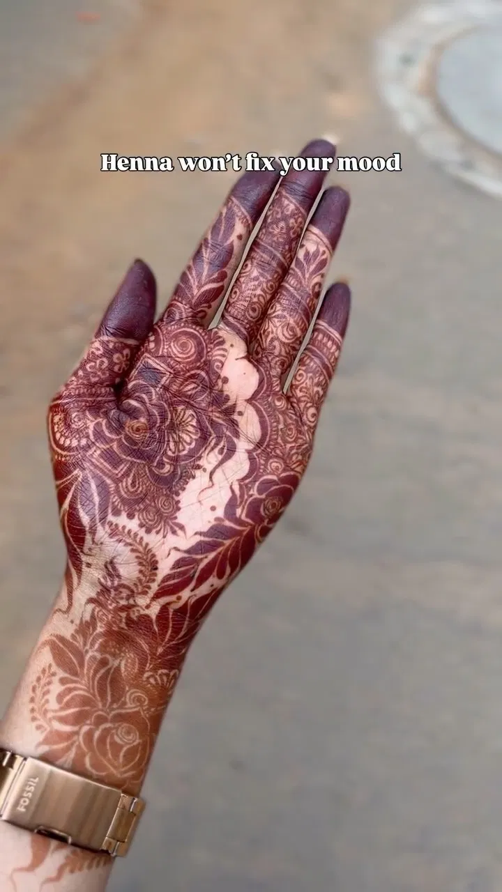 Front Hand Mehndi Design