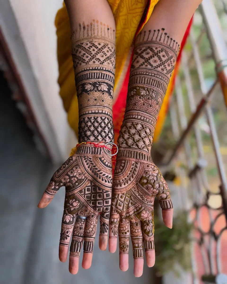 Full Hand Mehndi Design