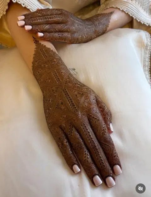 moroccan arm mehndi design