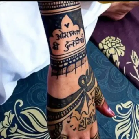 back hand mehndi design