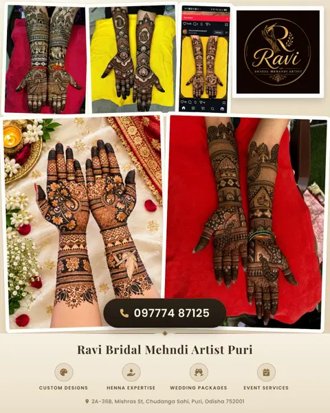 bridal figure mehndi design