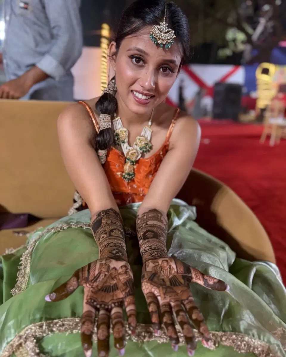 Full Hand Mehndi Design with Jaal