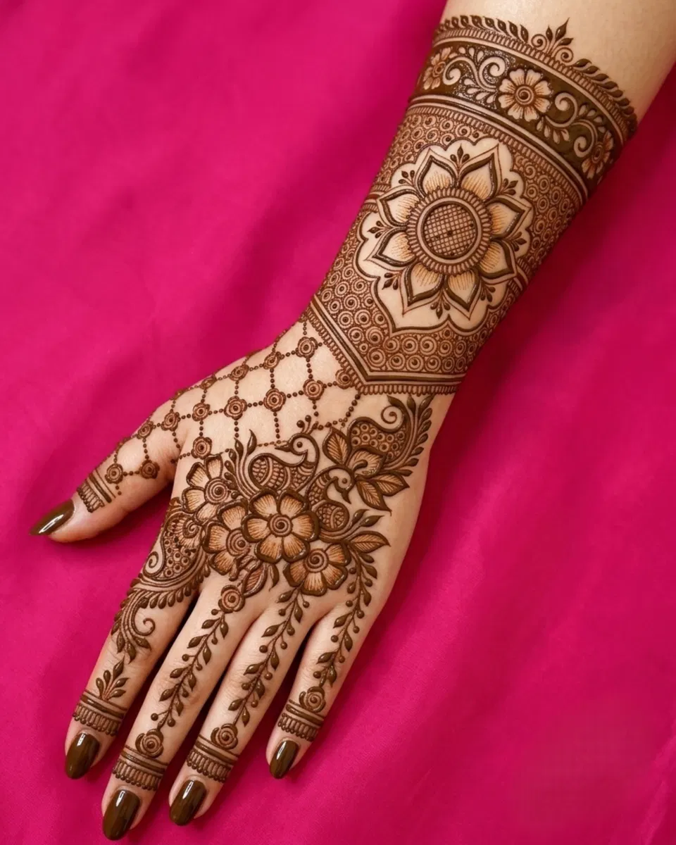 Full Hand Mehndi Design