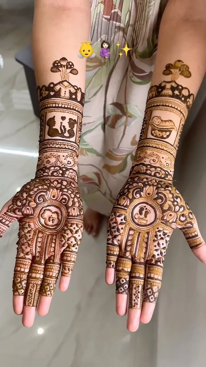 Front Hand Mehndi Design (2)