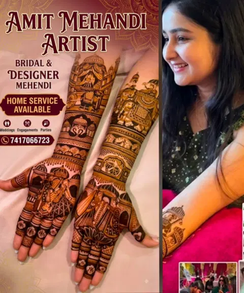 figure full hand mehndi design