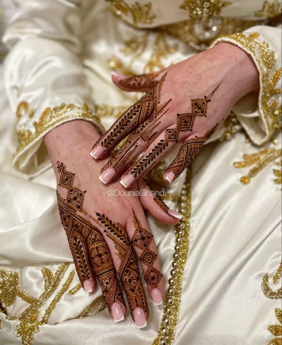 Bridal Moroccan Back Hand Mehndi Design (4)