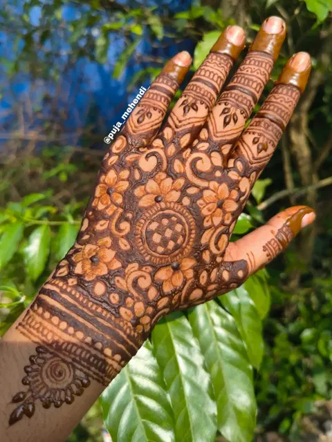 bridal mehndi design