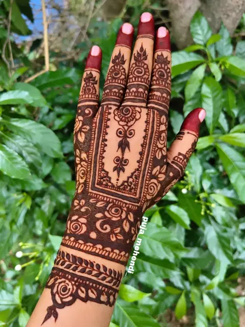 bridal mehndi design