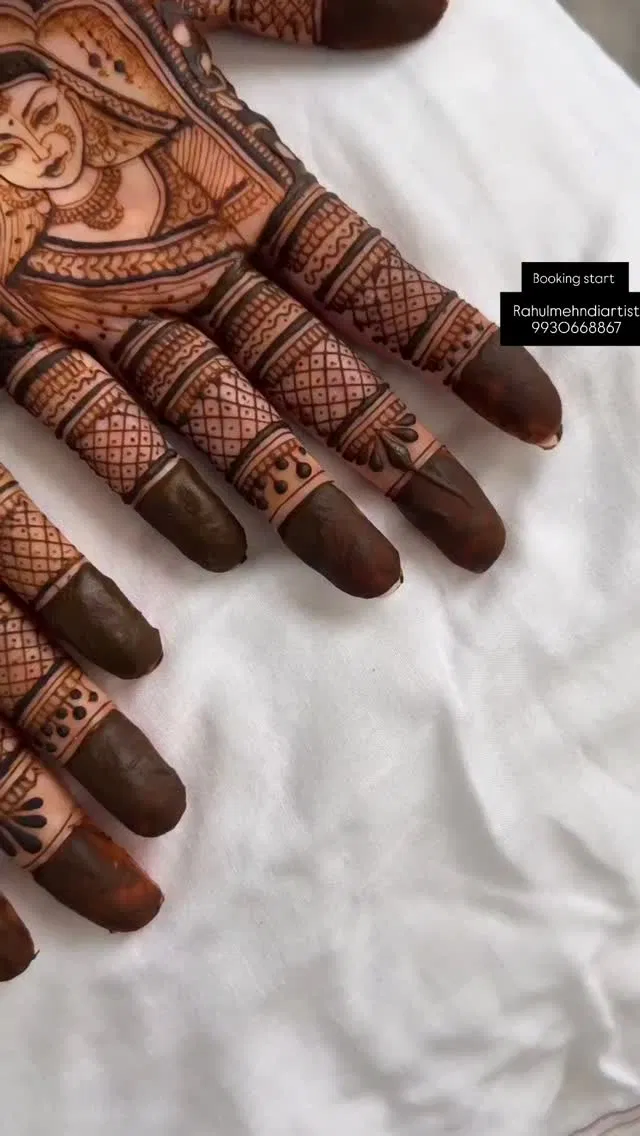 Back Hand Mehndi Design