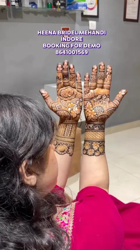 full hand mehndi design