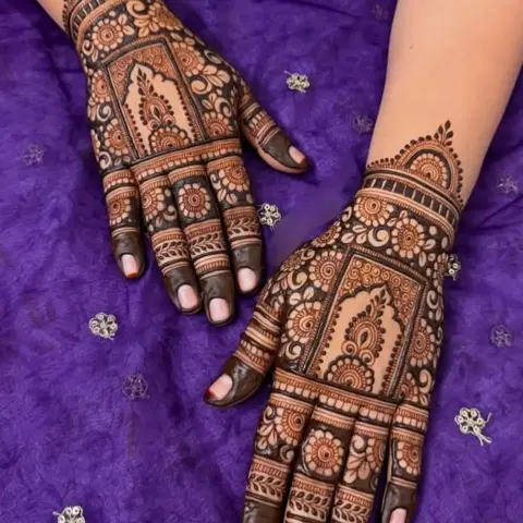 bridal figure full hand mehndi design