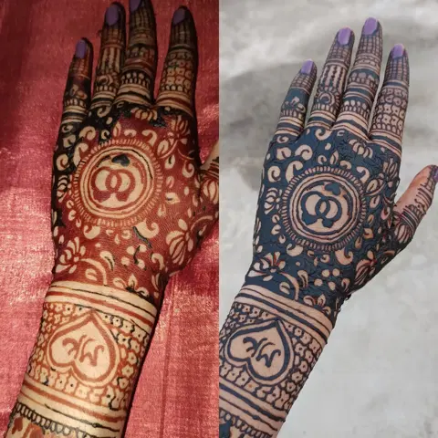 circle mehndi design