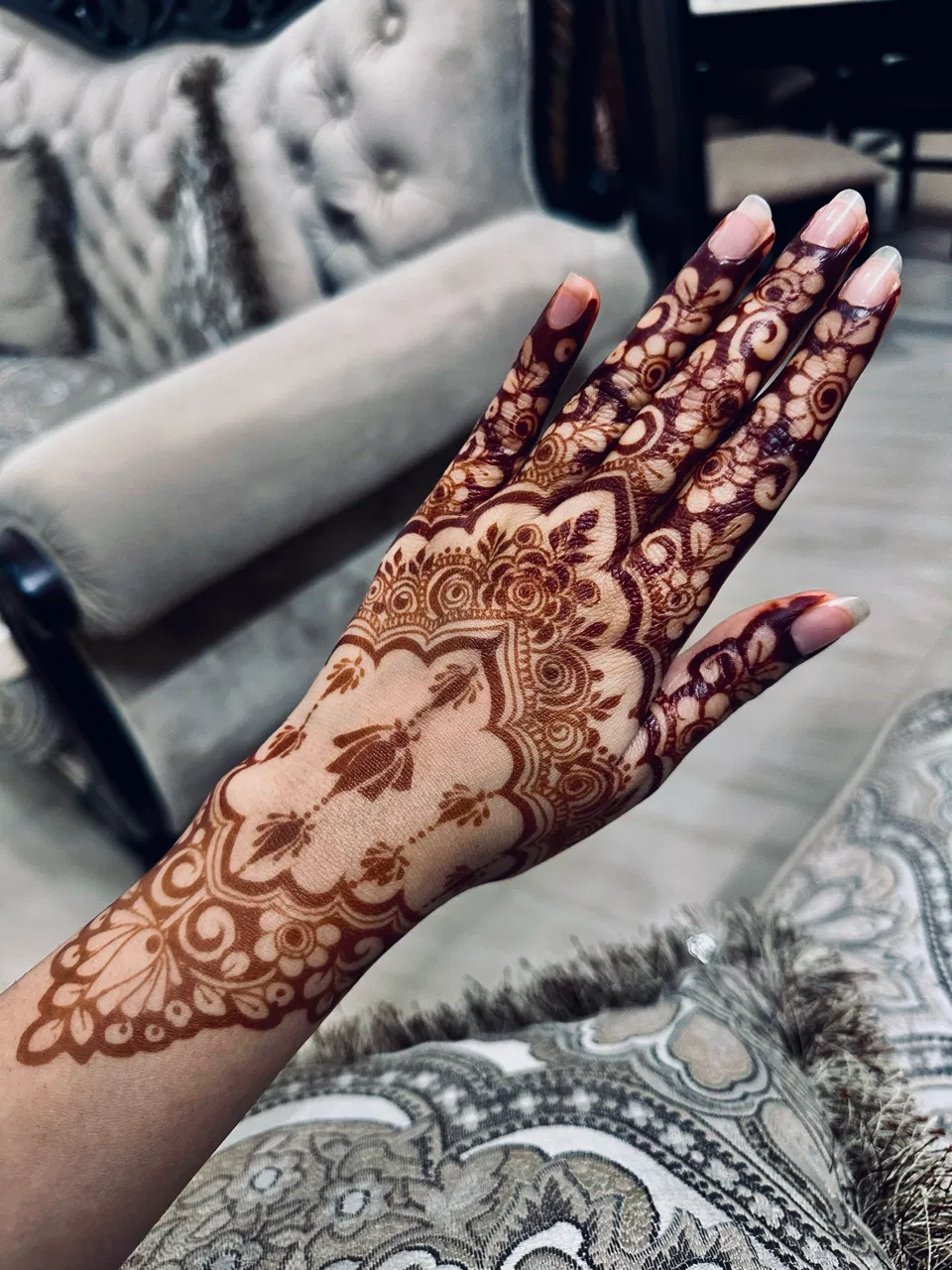 Bridal Full Hand Mehndi Design