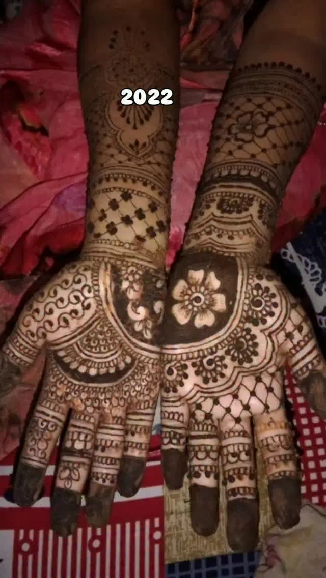 Mehndi Design with Figures