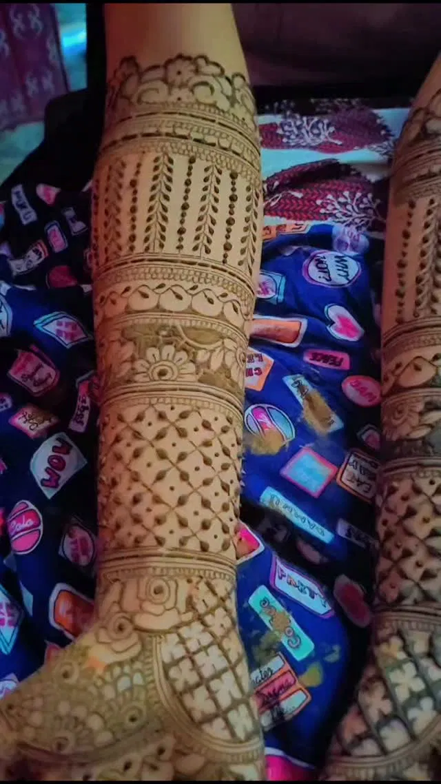 Bridal Full Hand Mehndi Design
