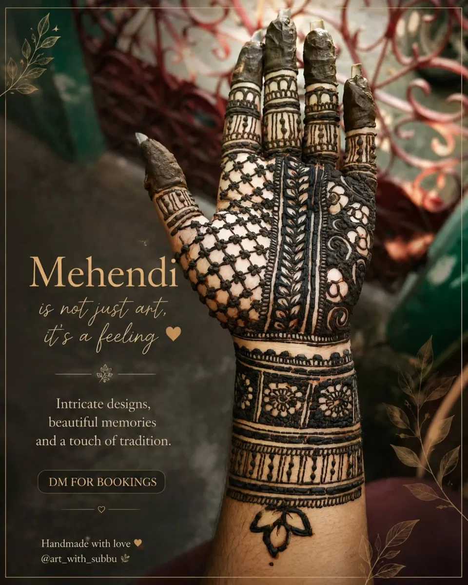 Heavy Mehndi Design