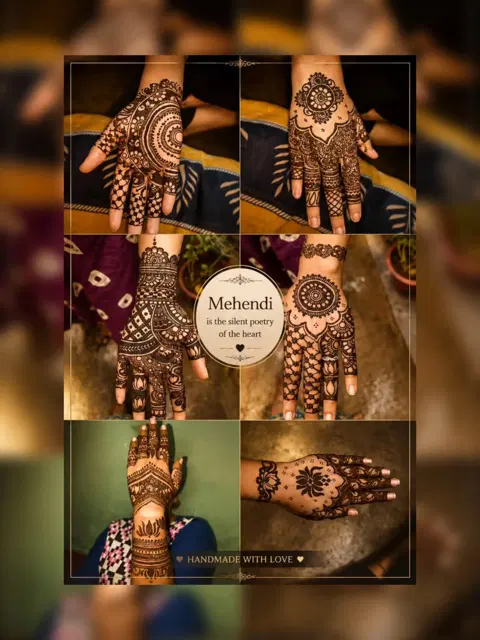 front hand mehndi design