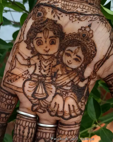 bridal figure full hand mehndi design