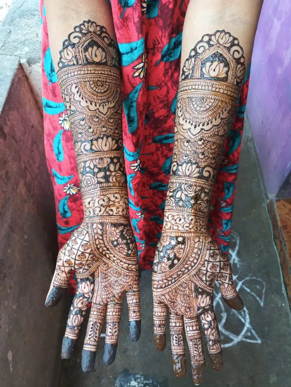 Full Hand Mehndi Design