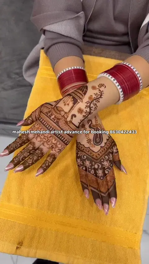 bridal mehndi design
