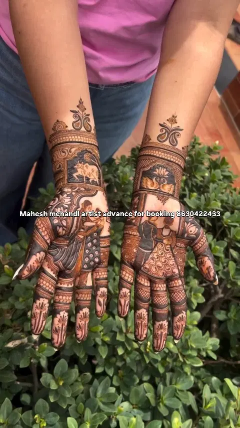 bridal figure full hand mehndi design