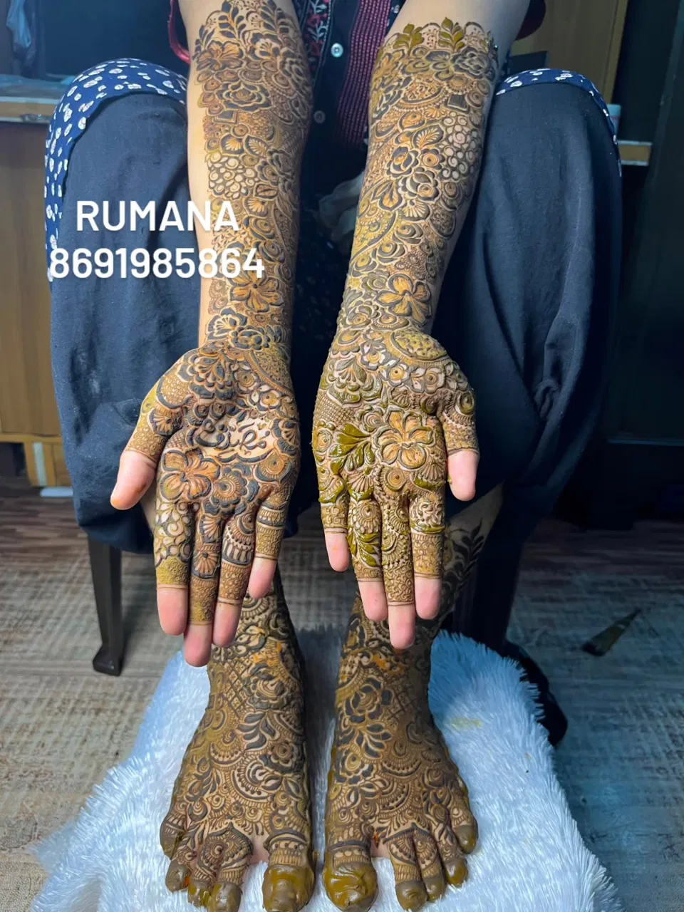 Full Hand Mehndi Design