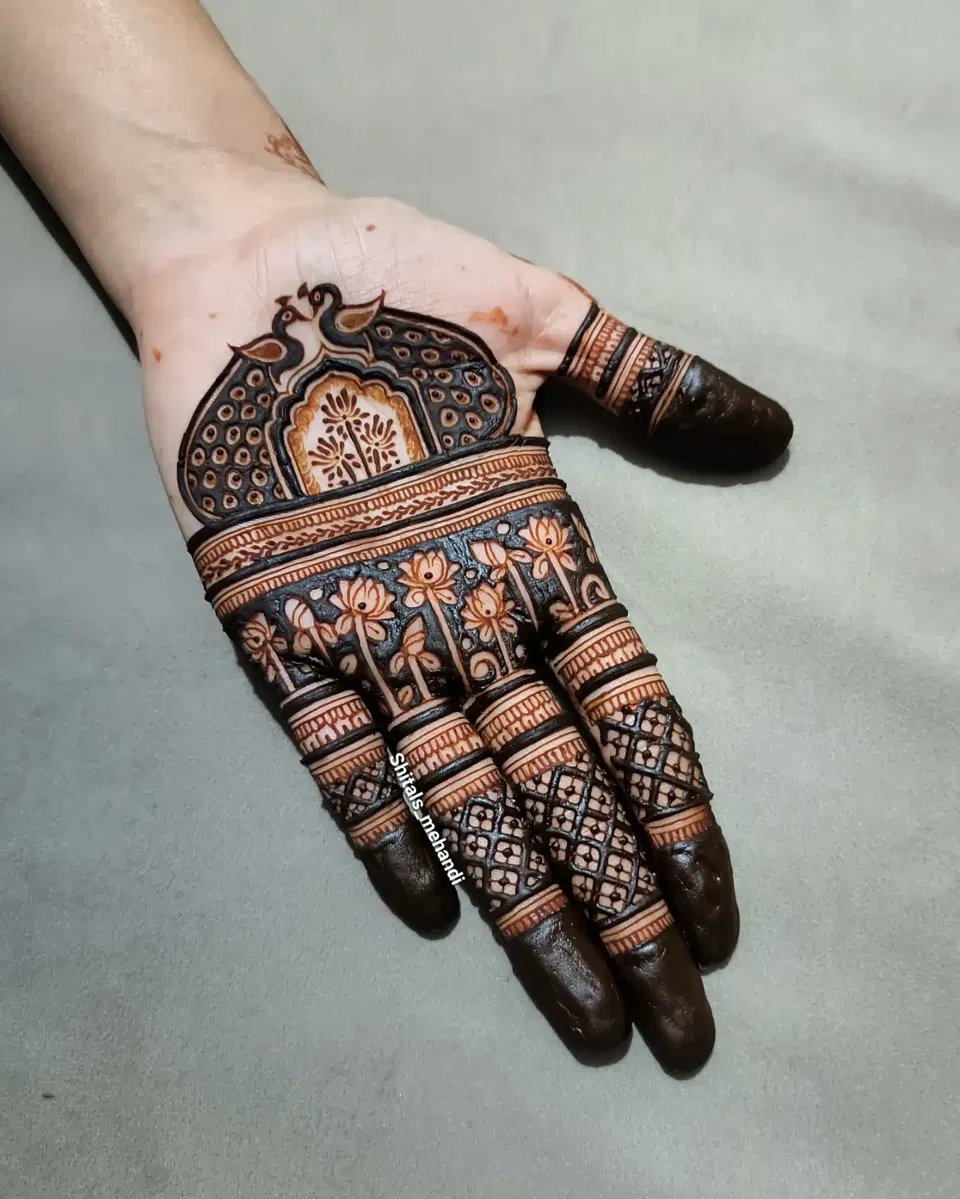 Bridal Full Hand Mehndi Design