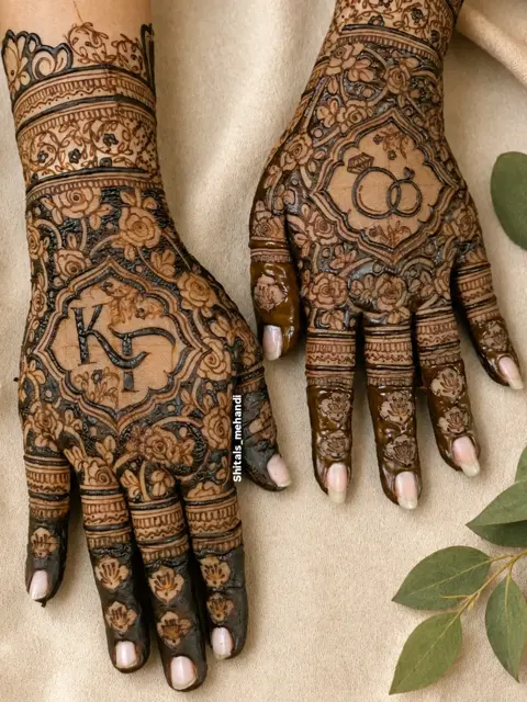 figure back hand mehndi design