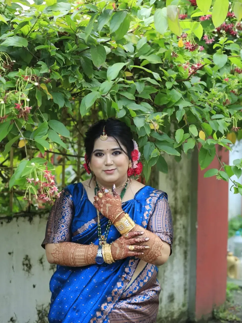 Simple Full Hand Mehndi Design with Jaal
