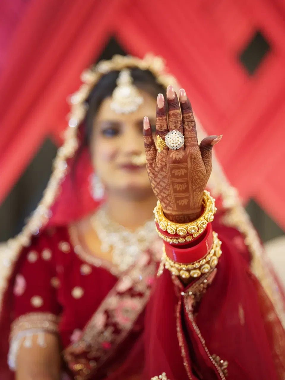 Bridal Back Hand Mehndi Design