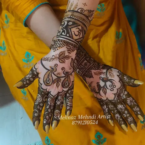 figure mehndi design