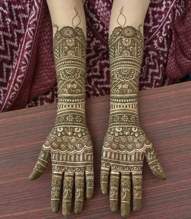 Full Hand Mehndi Design